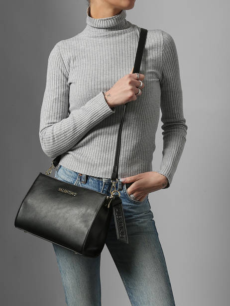 Schoudertas Hira Valentino Zwart hira VBS9PD04 ander zicht 1